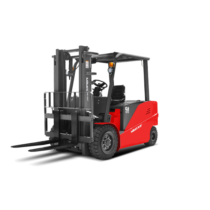MIMA MK50-48 Lithium Electric Forklift – 11,000 lb Cap | 189" Lift Height | Solid Pneumatic Tires