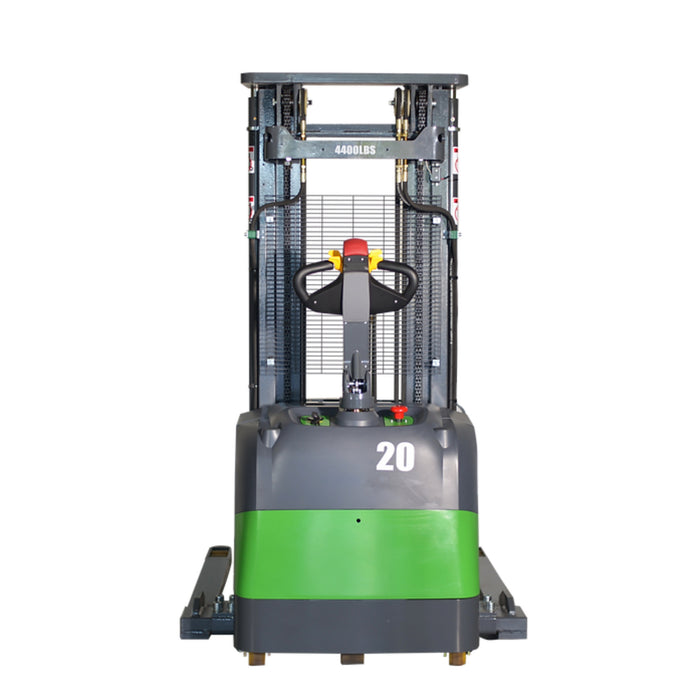 EKKO EB20CS-189Li Electric Straddle Stacker || 177" to 216" || 4,400 LBS