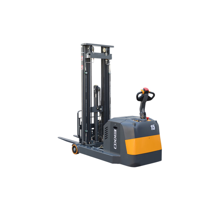 EKKO EH15 Moving Mast Walkie Reach Truck || 138" or 216" || 3300 LBS