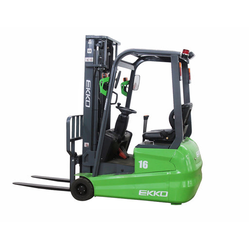 EKKO EK16A 3-Wheel Electric Forklift || 3500 LBS