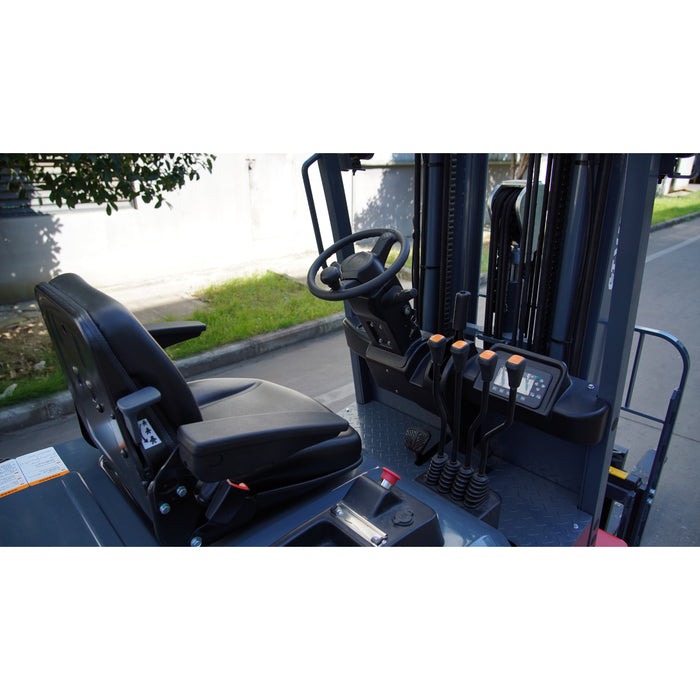 MIMA 2MKC20-48 Lithium 3-Wheel Forklift – 4,400 lb Cap | Up to 189" Lift Height | Solid Pneumatic Tires