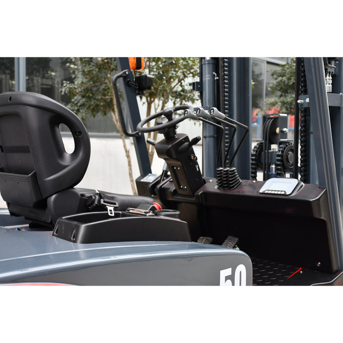 MIMA MK50-48 Lithium Electric Forklift – 11,000 lb Cap | 189" Lift Height | Solid Pneumatic Tires